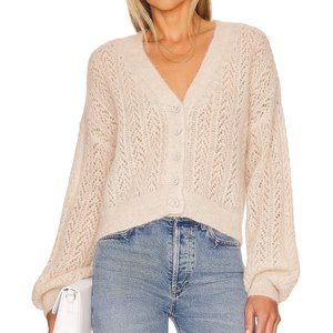 Oatmeal Heather Ameila Cardi | Small